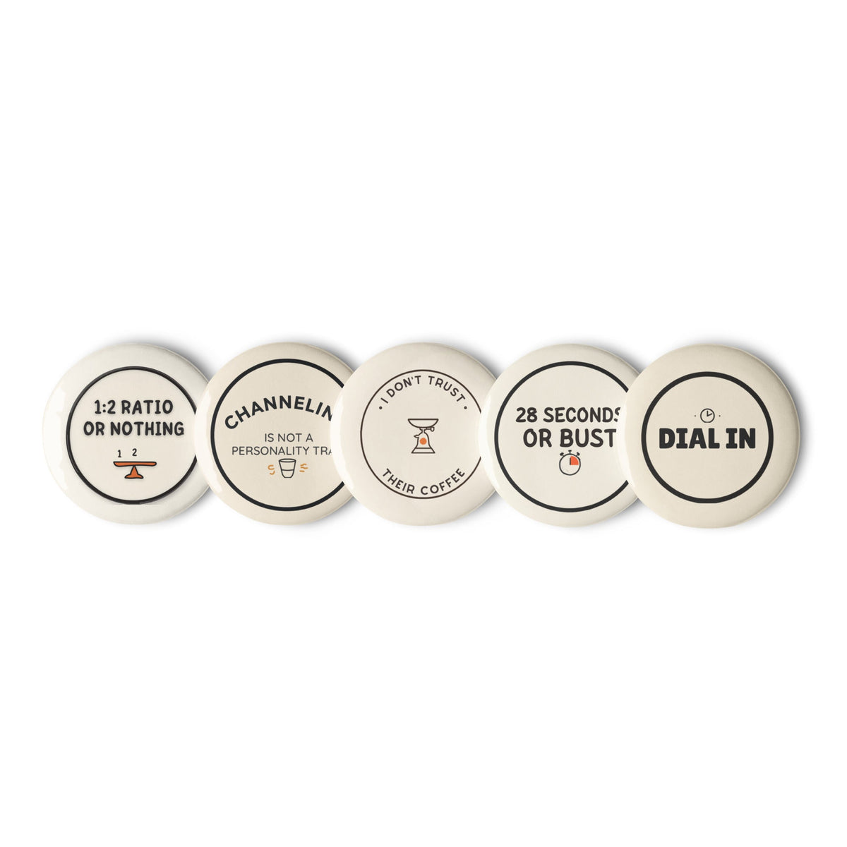 Dial In pin set front view